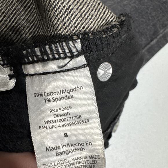 Wonder Nation Skate Fit Jeans Boys 8 Faded Black Denim Adjustable Waist Distress - Picture 5 of 12